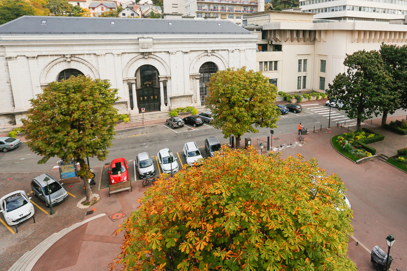 Vue sur les anciens thermes aix les bains